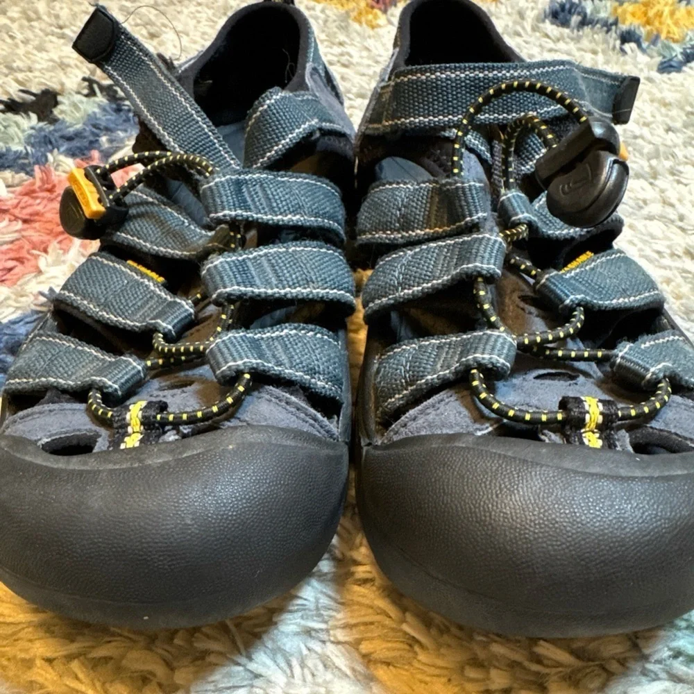 Keen “Big Kids” Closed Toe‎ Navy Blue Sandals